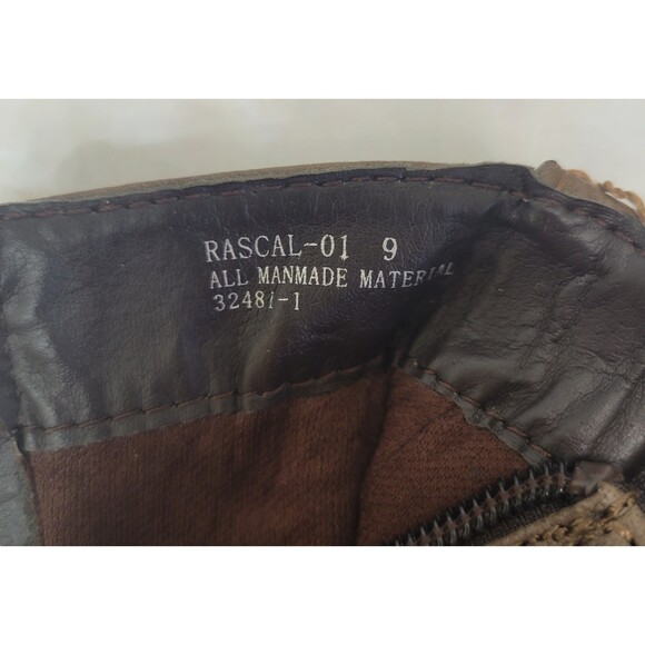 Bamboo Rascal taupe studded vegan leather calf height boots size 9 - Picture 8 of 13